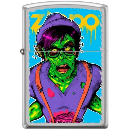 Zippo 2024 Zippo Custom Zombie 3 Satin Chrome ZIP-207CI017912